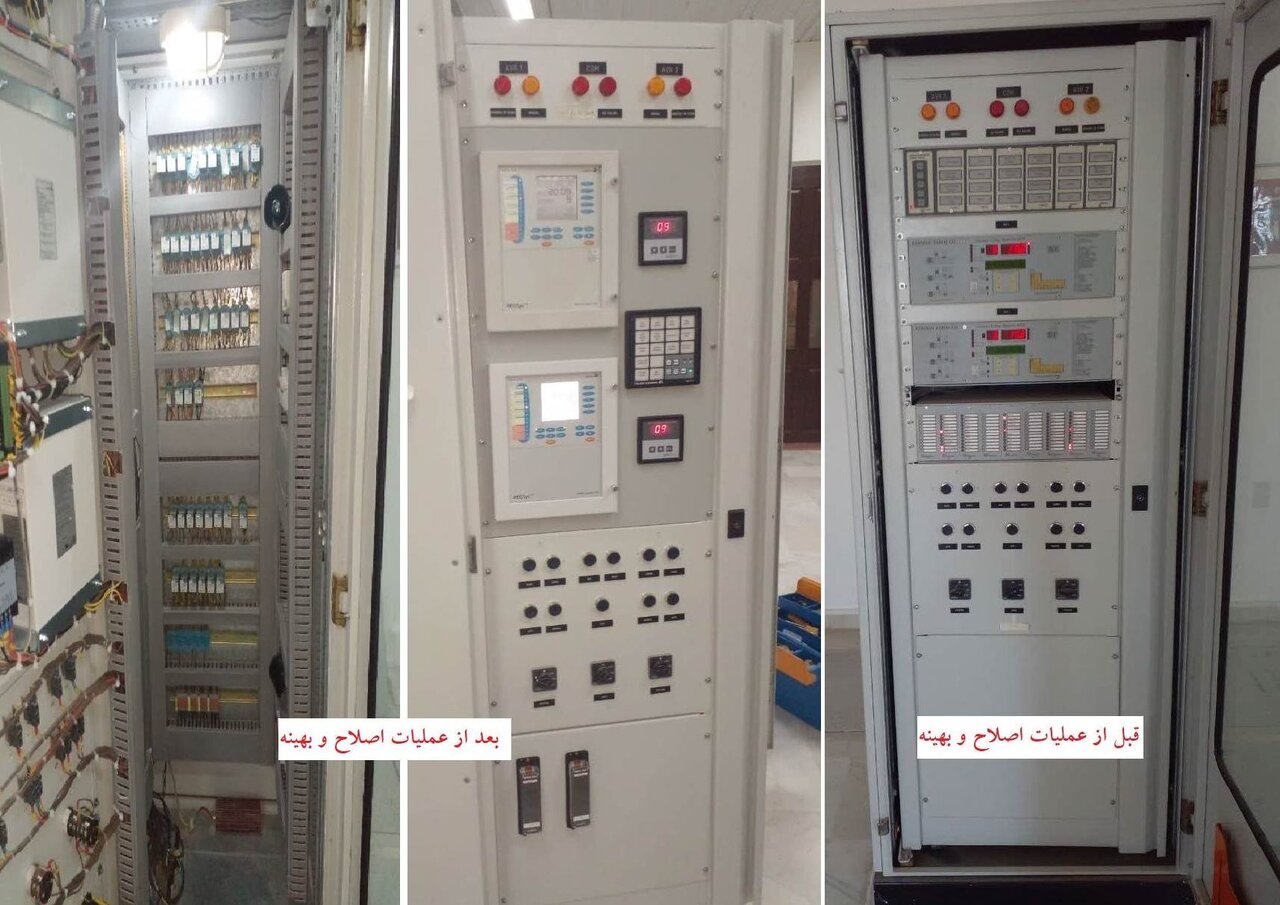 نصب و راه‌اندازی رله‌های AVR ترانسفورماتورهای T۱و T۲ در پست‌های بناب و سلطان‌آباد