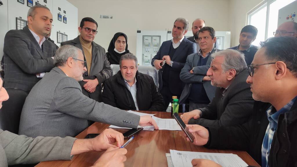 بازديد معاون وزیر صمت از پست ۱۳۲ كيلوولت صنعتي مشهد۵ بازديد معاون وزیر صمت از پست ۱۳۲ كيلوولت صنعتي مشهد۵