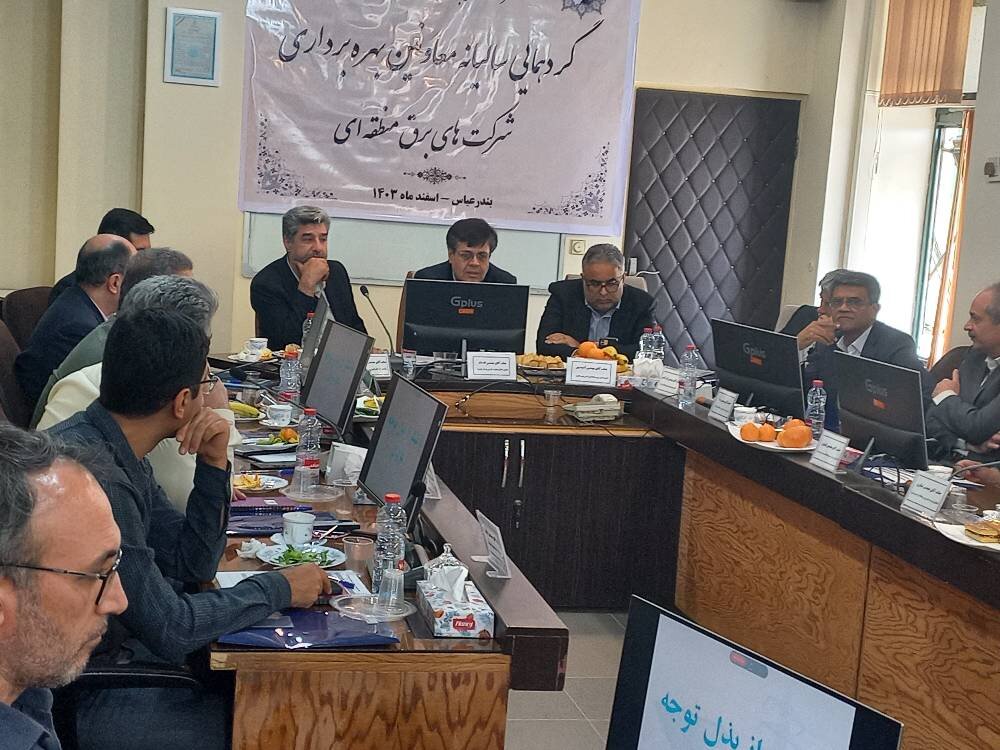 گردهمایی معاونان بهرهبرداری شرکتهای برق منطقهای در بندرعباس گردهمایی معاونان بهرهبرداری شرکتهای برق منطقهای در بندرعباس