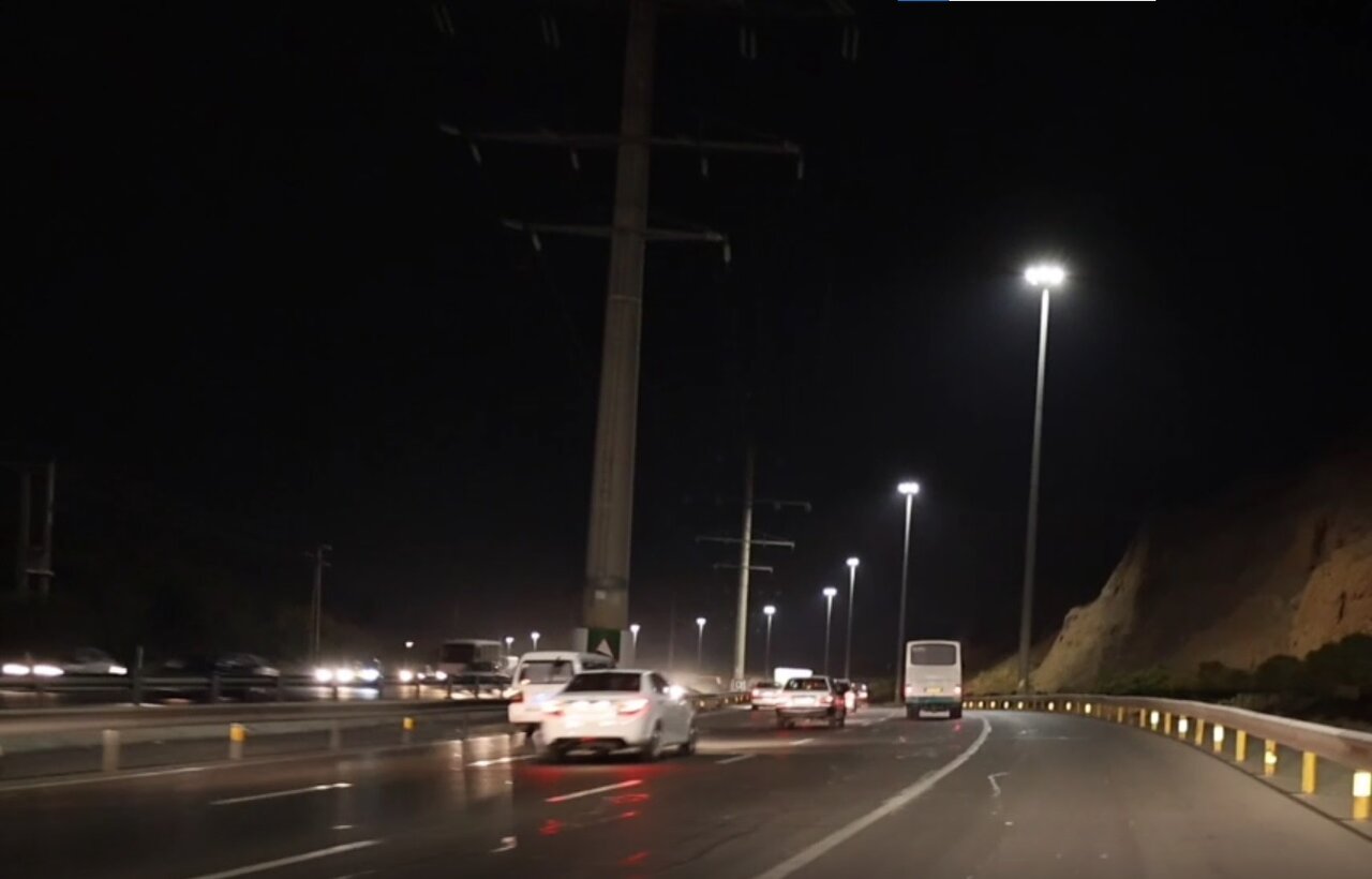 نصب 700 دستگاه چراغ LED به طول 17 کیلومتر در بزرگراه پاسداران تبریز