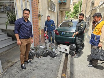 کشف و ضبط ۸ دستگاه ماینر غیرمجاز در شهرک ویره شهریار