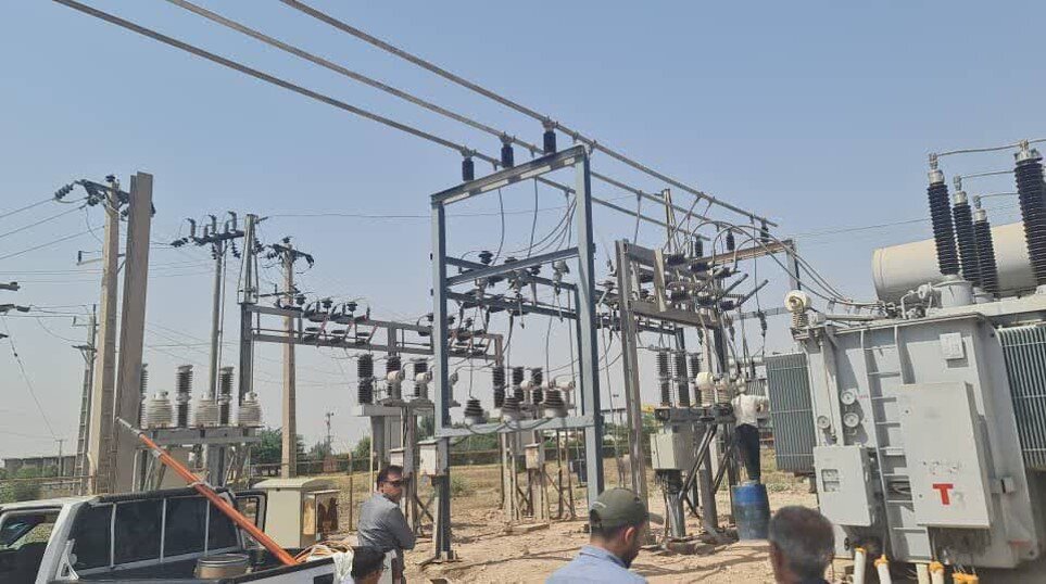 بهینه‌سازی پست برق ۱۳۲ کیلوولت دژپل شهرستان دزفول انجام شد