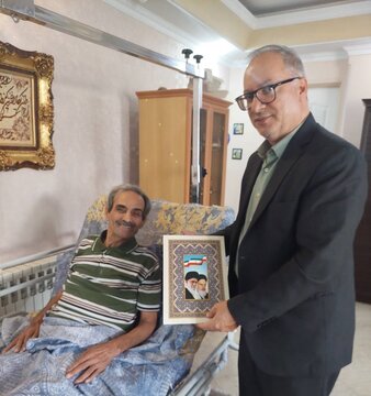 دیدار با آزاده و جانباز سرافراز؛ احمد خطیب