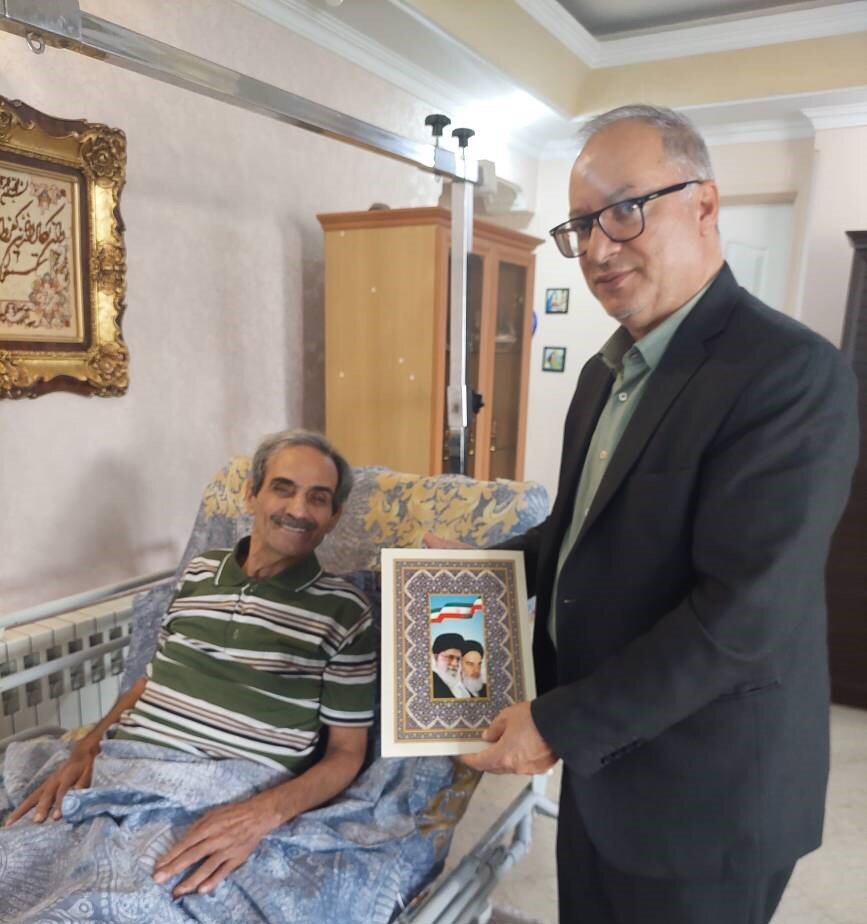 دیدار با آزاده و جانباز سرافراز؛ احمد خطیب