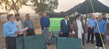 چراغ ۴۰ سیاه چادر عشایری در دهلران روشن شد