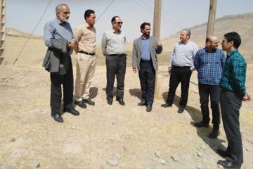 بازدید مجری طرح برق روستایی توانیر از طرح‌های شهرستان کلات