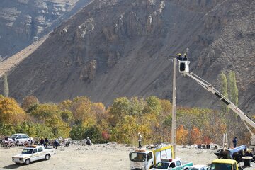 ثبت اطلاعات مکان محور شبکه توزیع برق روستایی تهران