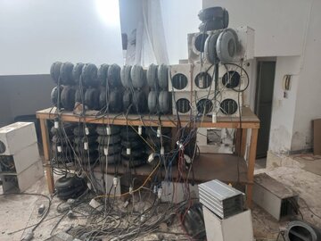 کشف و جمع‌آوری بیش از ۲۳۰ دستگاه استخراج رمزارز غیرمجاز در استان مازندران
