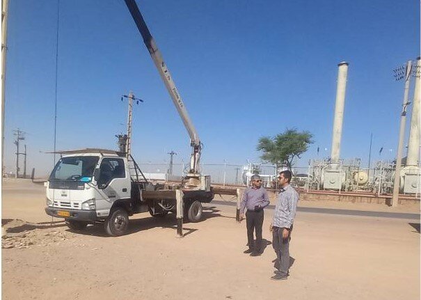 اصلاح شبکه فشار متوسط هوایی فیدر صمانه ایلام