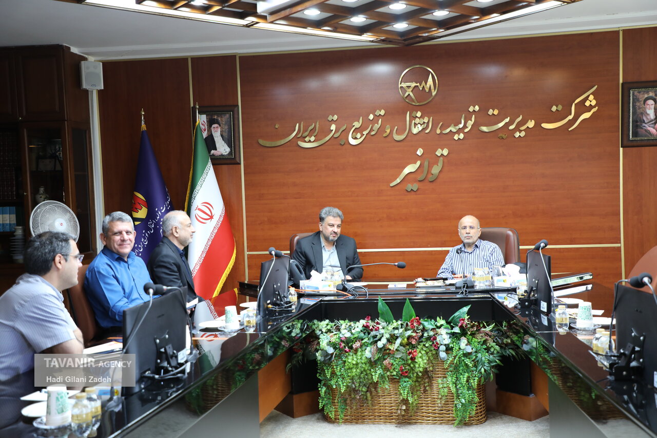 نشست جمعی از نمایندگان مجلس با مدیرعامل توانیر