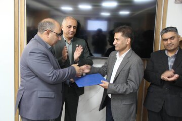 تکریم و معارفه مدیرعامل شرکت توزیع نیروی برق شمال استان کرمان