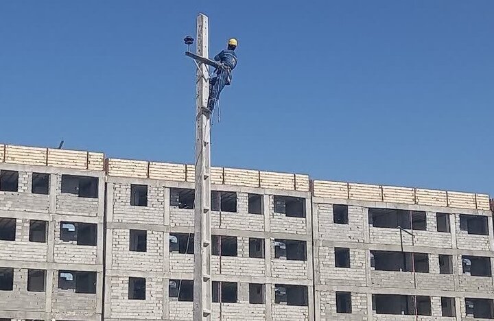 توسعه زیرساخت‌های برقی طرح نهضت ملی مسکن در سمنان