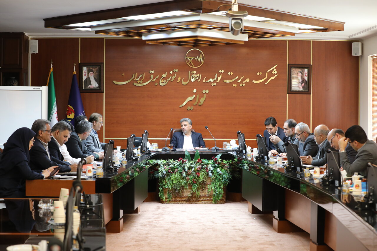نشست مدیرعامل و معاونان توانیر با هیات مدیره سندیکای تولیدکنندکان برق