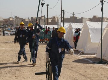 اجرای مانور مخاطرات طبیعی با محوریت زلزله در سمنان