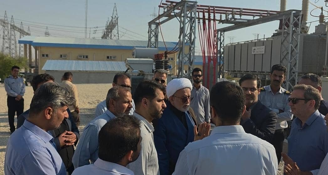 برق‌دار شدن پست ۱۳۲/۲۰ کیلوولت بنک شهرستان کنگان