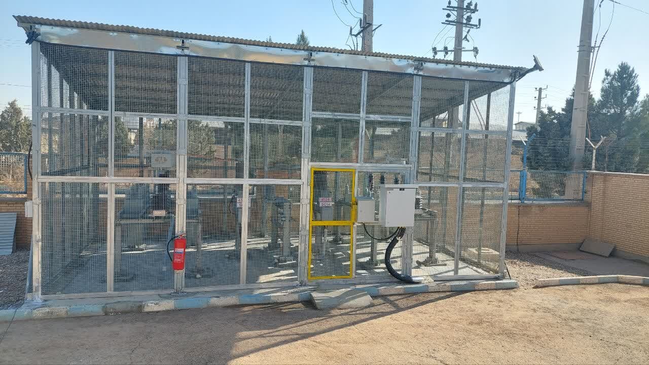 برقدار شدن بانک خازنی ۲۰ کیلوولت در پست حیدریه قزوین