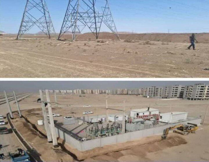 پست سیار ۶۳/۲۰ کیلوولت در سایت عظیم نهضت ملی مسکن قم به بهره‌برداری رسید