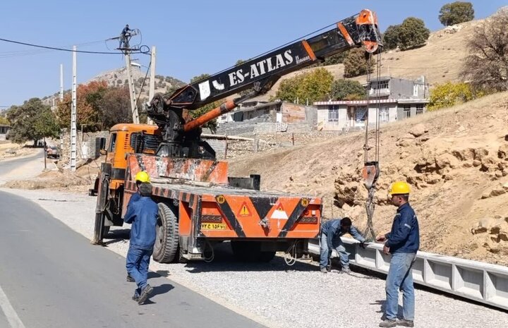 اصلاح و بهینه‌سازی شبکه‌های توزیع برق در ۸ روستای شهرستان فلارد