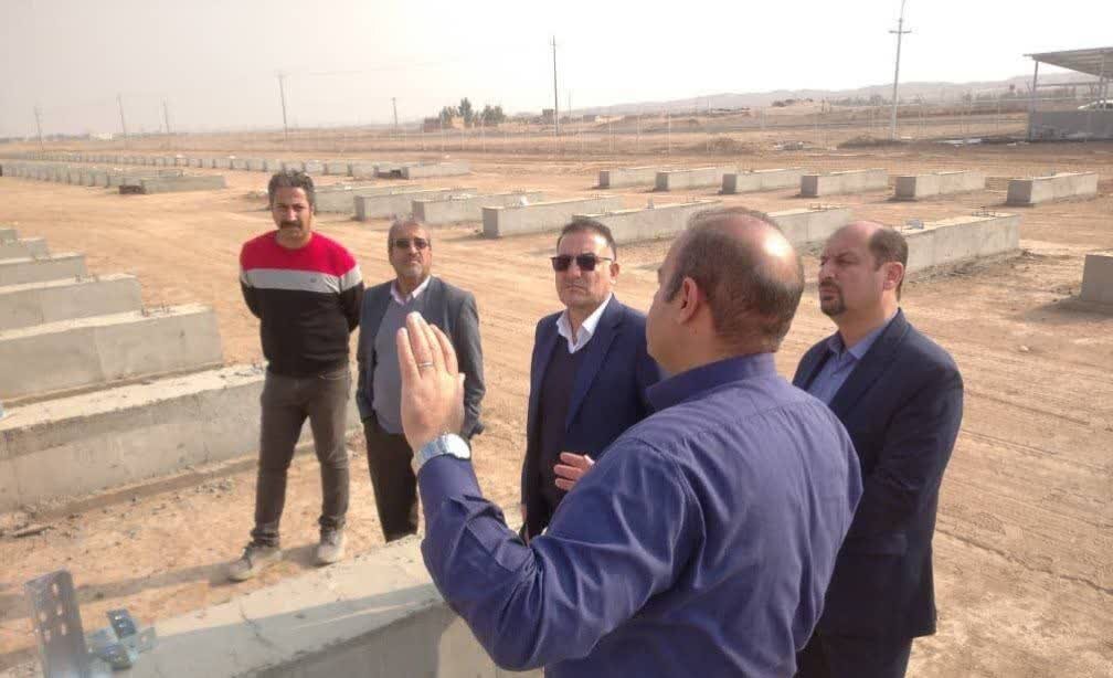 بازدید از روند احداث نیروگاه خورشیدی در استان قم