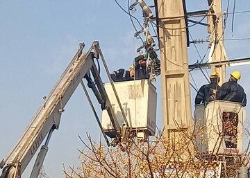 اجرای مانور بهسازی شبکه برق در محدوده منطقه قدس تهران