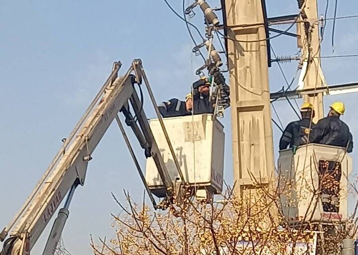 اجرای مانور بهسازی شبکه برق در محدوده منطقه قدس تهران