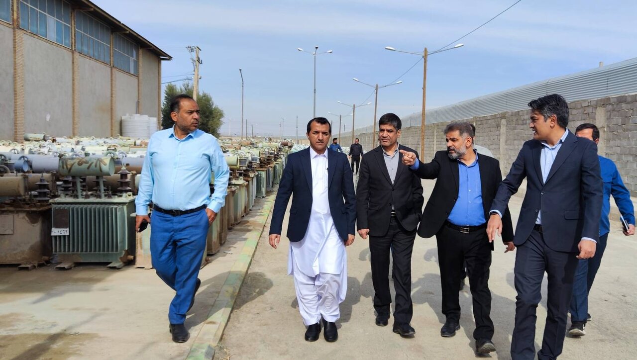 بازدید از انبار مرکزی شرکت توزیع برق سیستان و بلوچستان