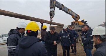 تعمیرات در فیدر ۲۰ کیلوولت کوچار البرز استان قزوین