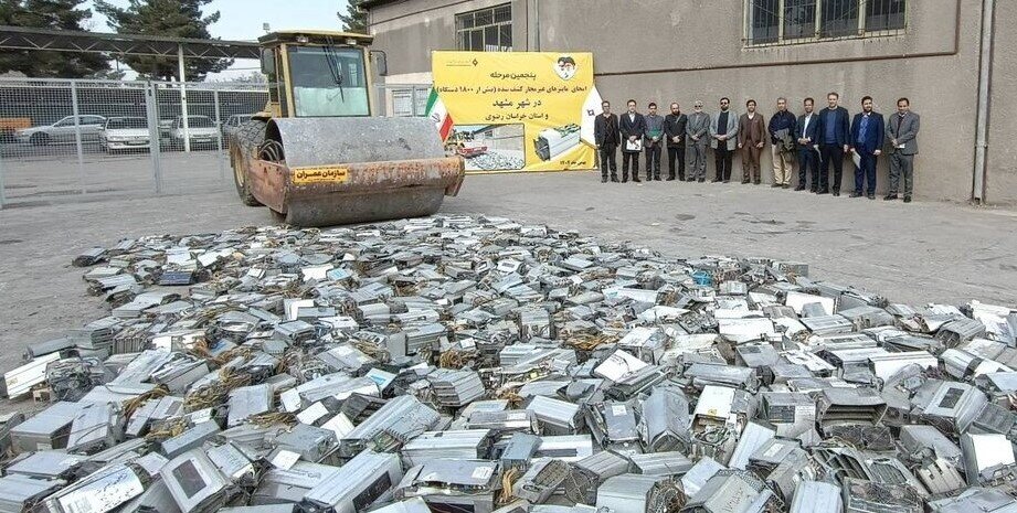 امحای ۱۸۰۰ دستگاه ماینر غیرمجاز در خراسان رضوی