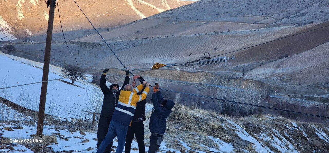 ترمیم اضطراری خط ۶۳ کیلوولت نگل - پست ۲۳۰ کیلوولت سنندج