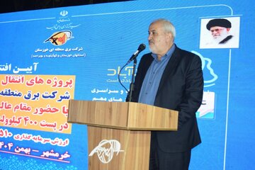 بهره‌برداری از ۷۲ هزار میلیارد ریال طرح صنعت برق خوزستان با حضور وزیر نیرو