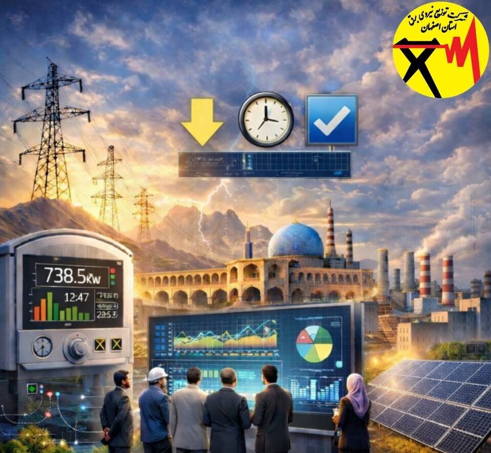 بهره‌برداری از طرح دانش‌بنیان «بارش» به عنوان نخستین سامانه هوشمند رویت‌پذیری مصارف برق مشترکین صنعتی در اصفهان