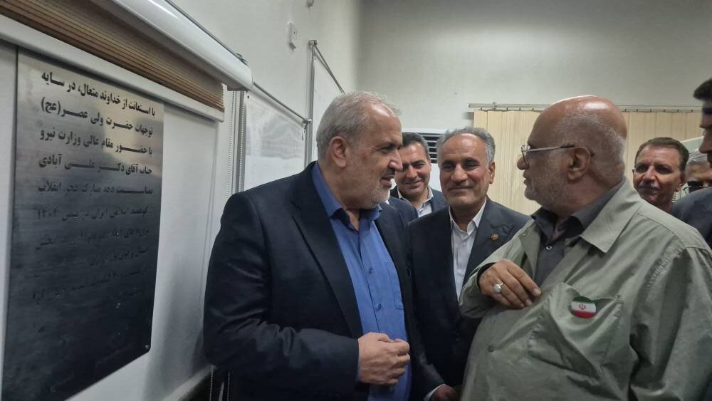 بهره‌برداری از ۷۲ هزار میلیارد طرح صنعت برق خوزستان با حضور وزیر نیرو