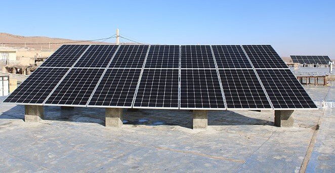 بهره‌برداری از نیروگاه خورشیدی ۱۵ کیلوواتی در شهرستان برخوار