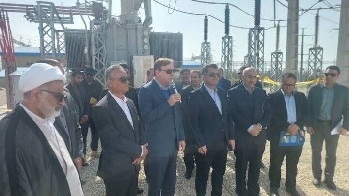 بهره‌برداری از طرح فیدربندی ایستگاه فوق ‌توزیع بنک کنگان بوشهر