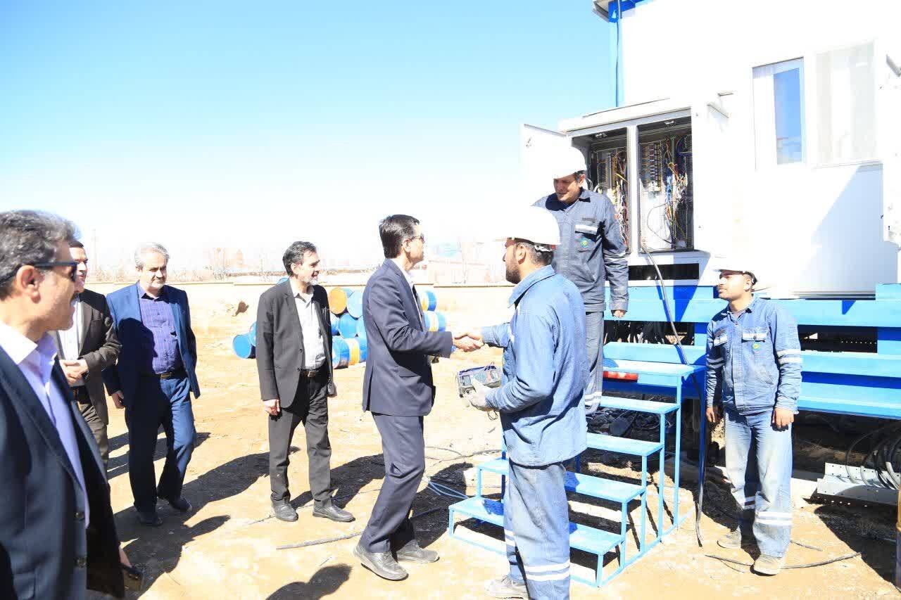 بازدید سرپرست شرکت توانیر از پست ۲۳۰ کیلوولت در حال ساخت همدان۳